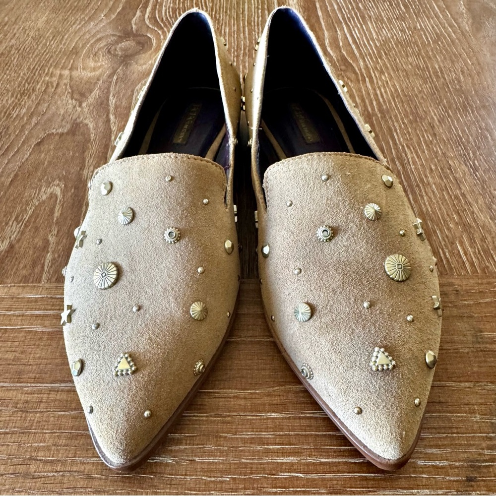 BCBGeneration tan suede Nikkola flats 8.5 - Picture 6 of 13
